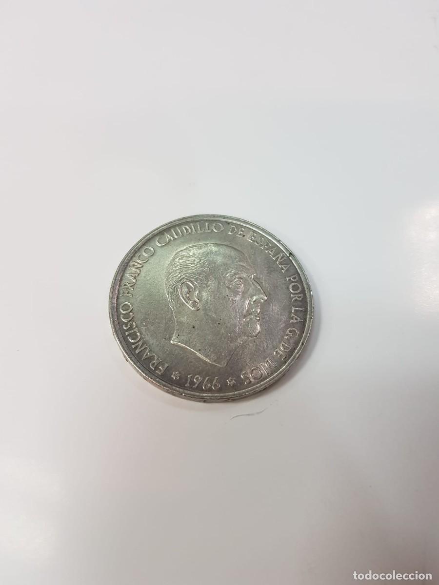 Monedas Franco: ESPA&Ntilde;A-ESTADO ESPA&Ntilde;OL-100 PESETAS-1966*19-68