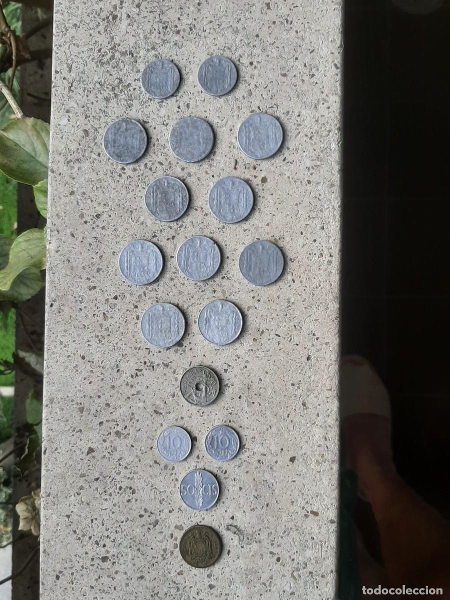 Monedas Franco: Lote de 17 monedas del Estado Espa&ntilde;ol - Foto 2