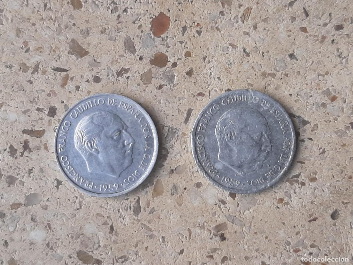 Monedas Franco: Lote de 17 monedas del Estado Espa&ntilde;ol - Foto 8