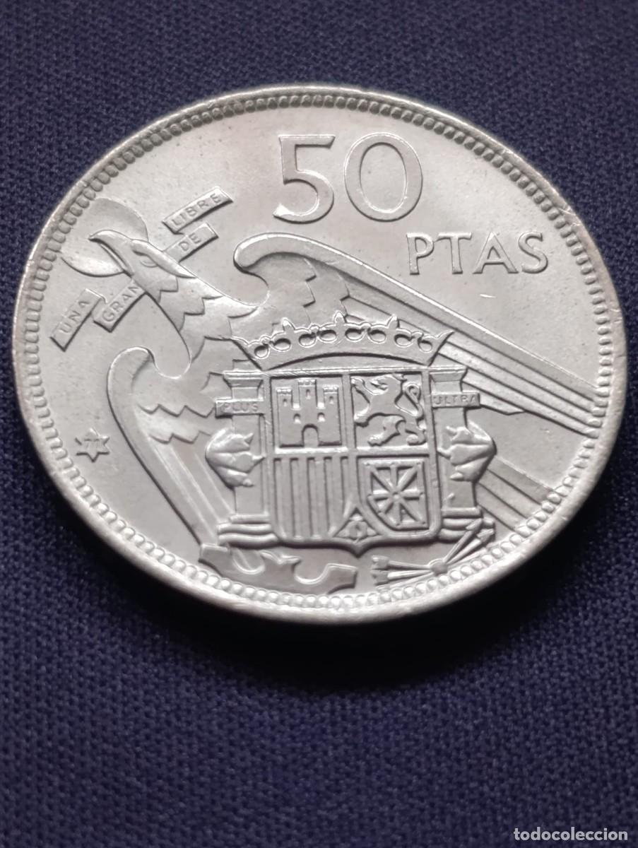 Monedas Franco: Moneda 50 Pesetas 1957 Estrellas 71 - Estado SC (Sin Circular) - Franco*