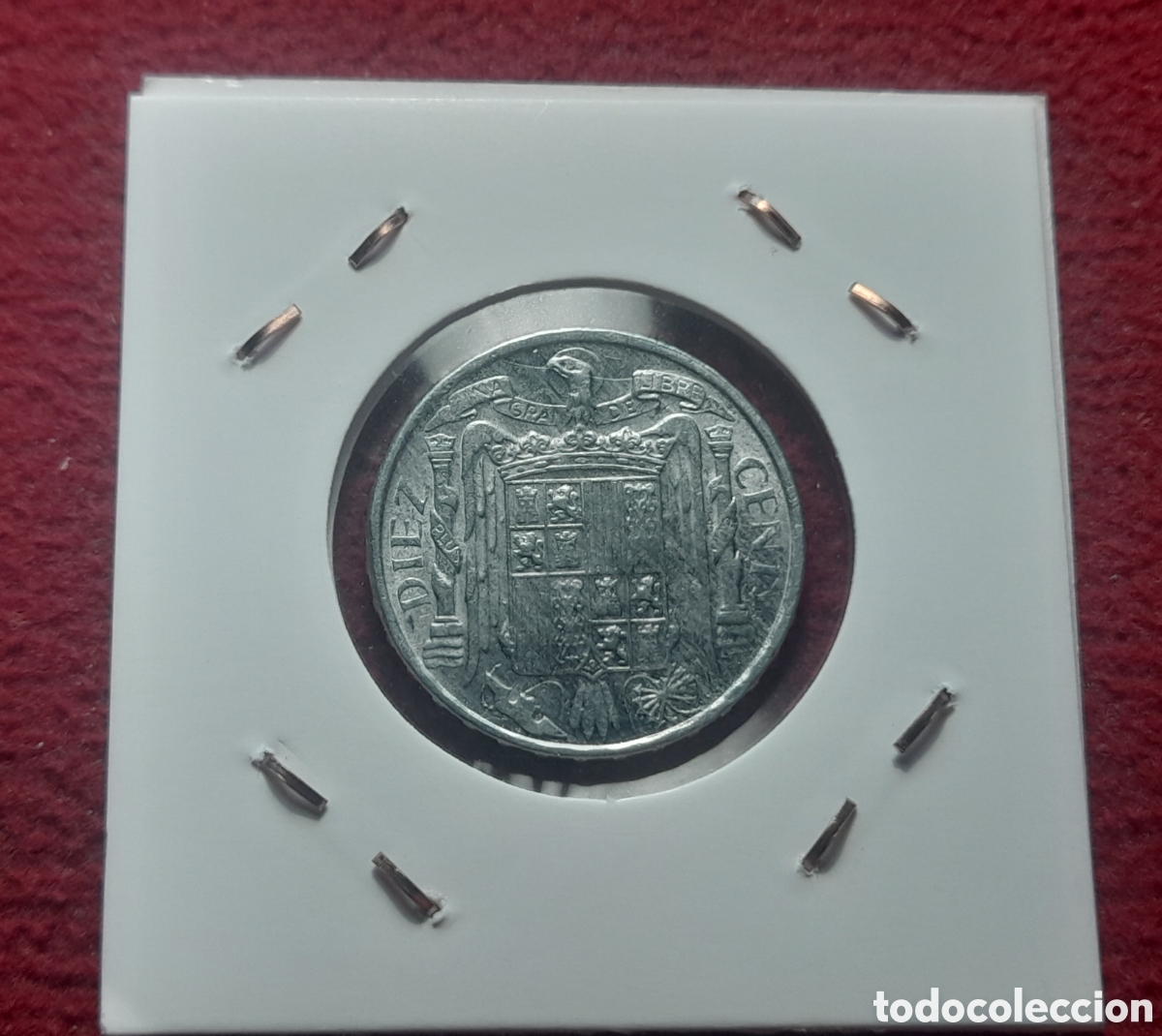 Monedas Franco: Moneda 10 c&eacute;ntimos 1953 UNC - Foto 2