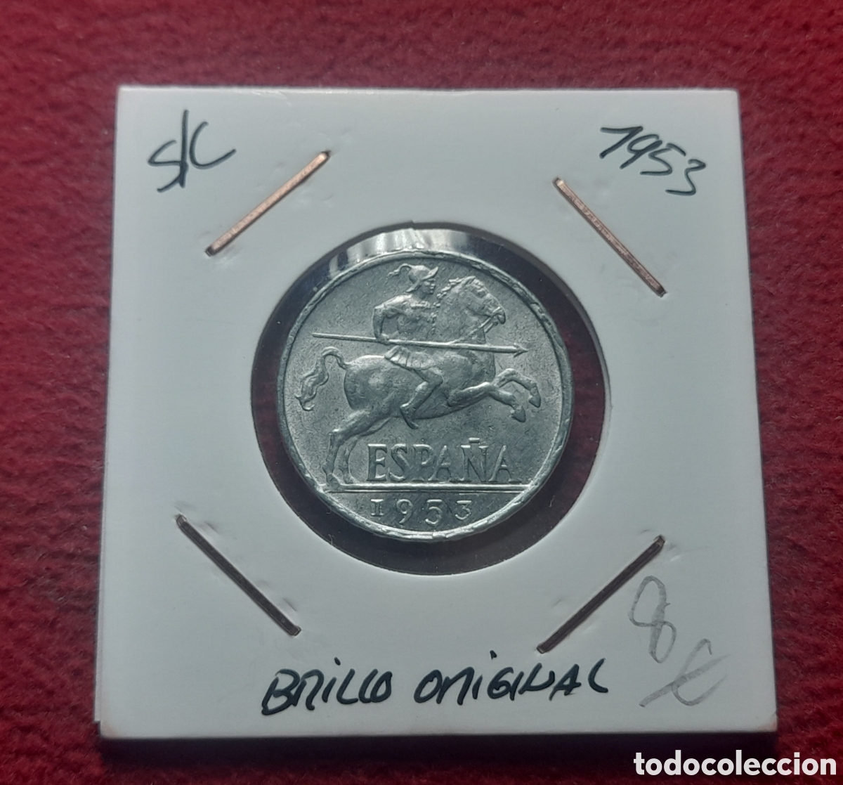 Monedas Franco: Moneda 10 c&eacute;ntimos 1953 UNC - Foto 1