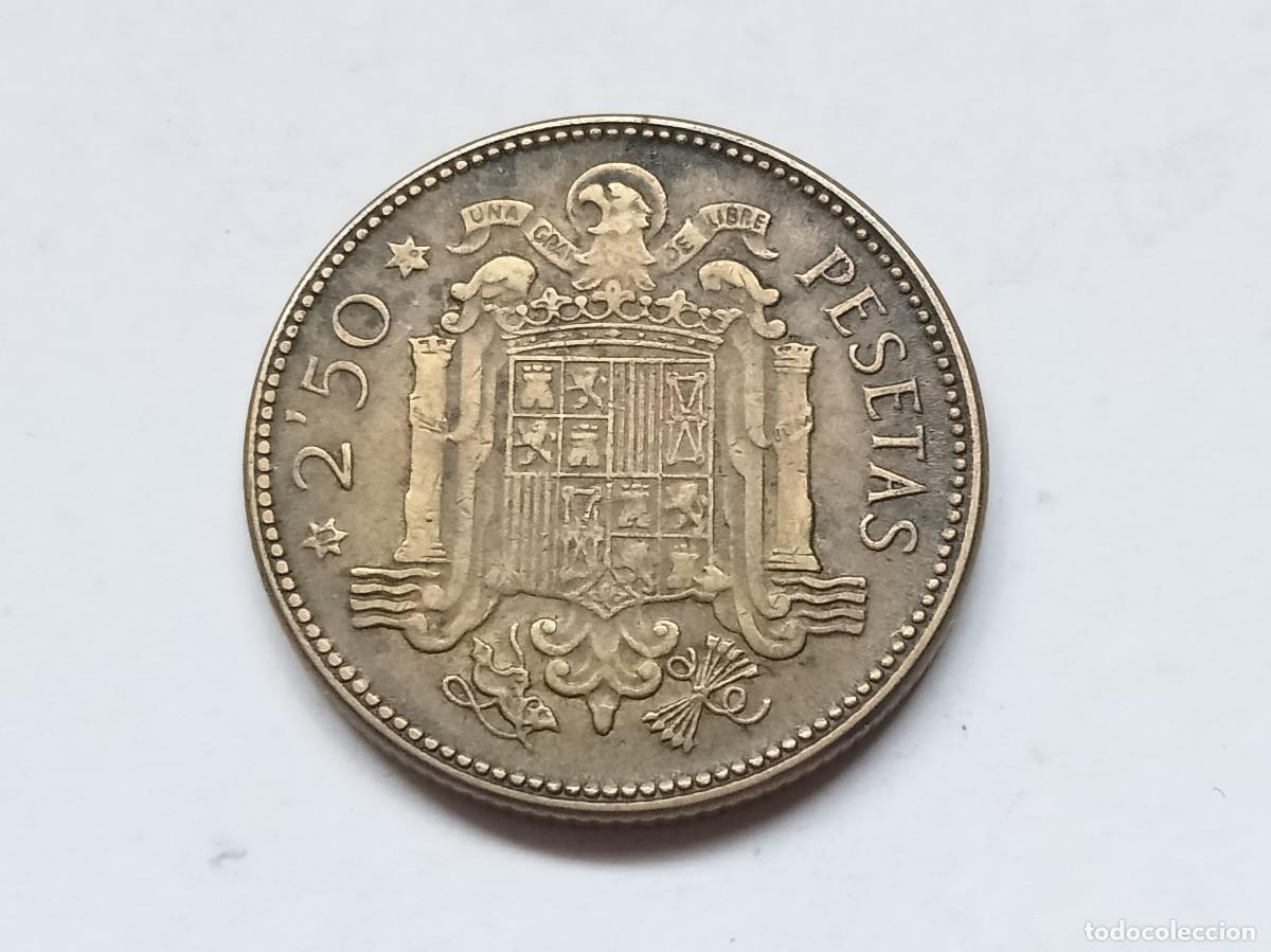 Monedas Franco: ESTADO ESPA&Ntilde;OL 2,50 PESETAS 1953 *19-56 MBC/MBC+