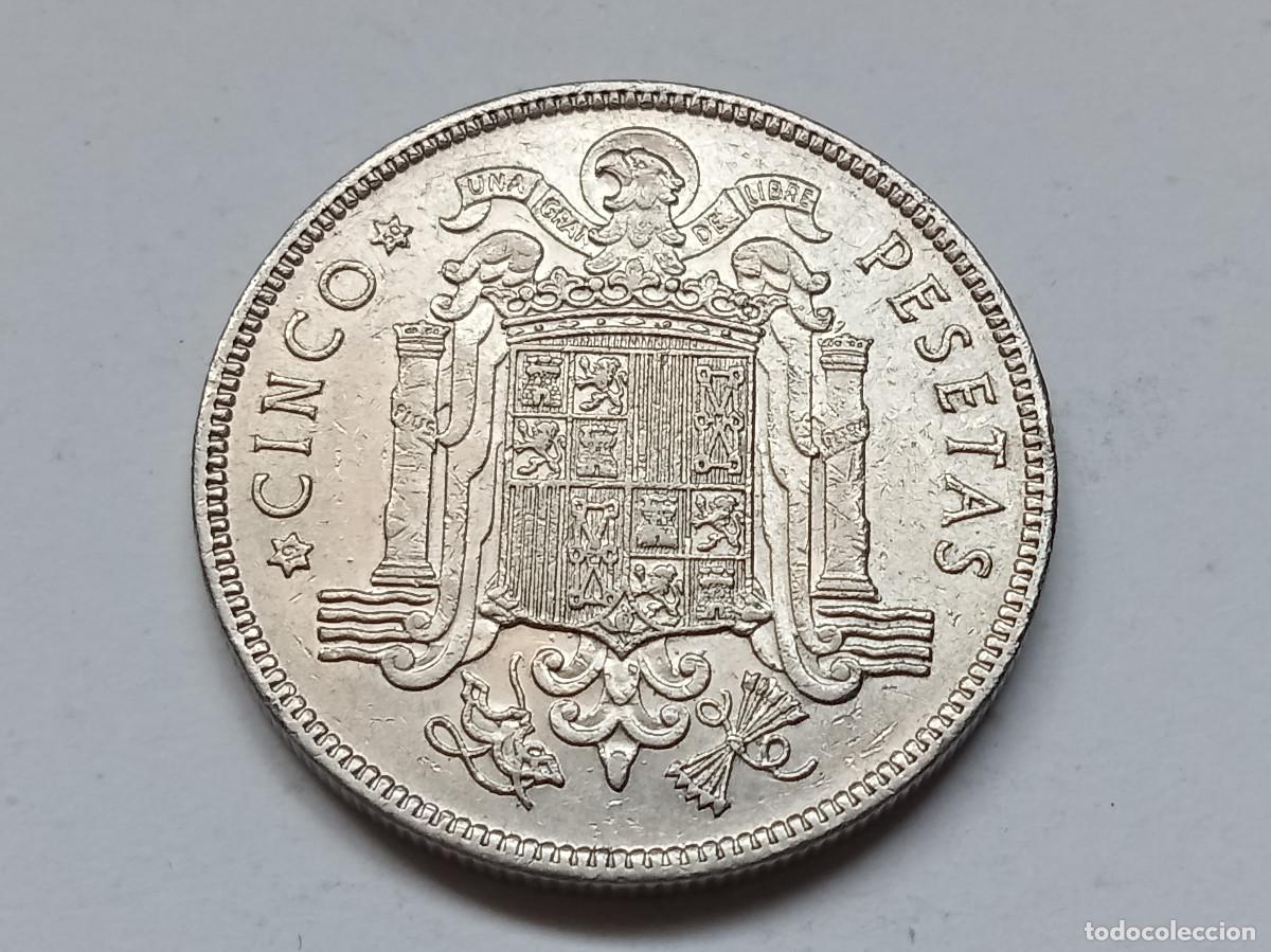 Monedas Franco: ESTADO ESPA&Ntilde;OL 5 PESETAS 1949 *19-50 MBC+