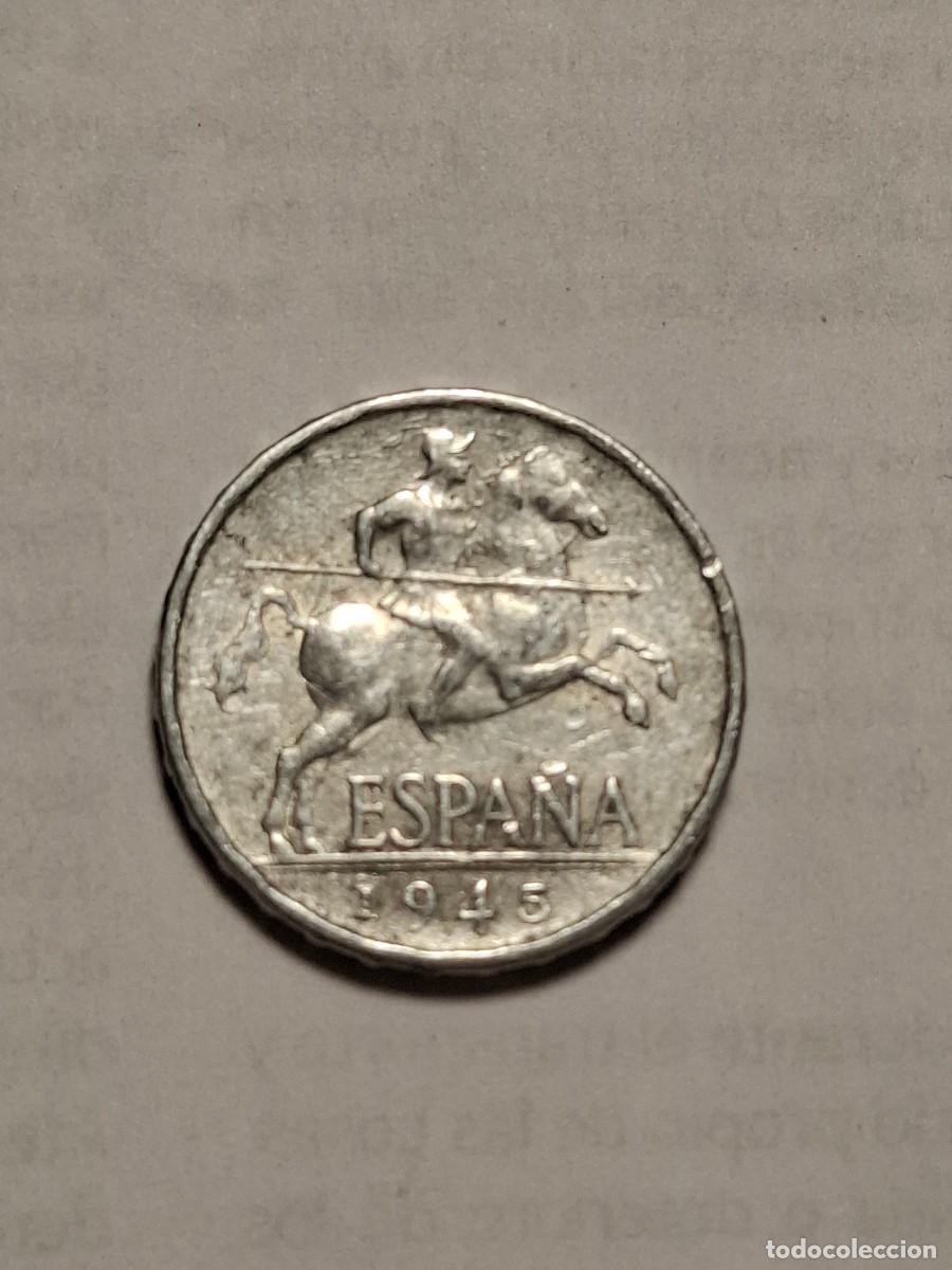 Monedas Franco: MONEDA DE 5 C&Eacute;NTIMOS DE 1945