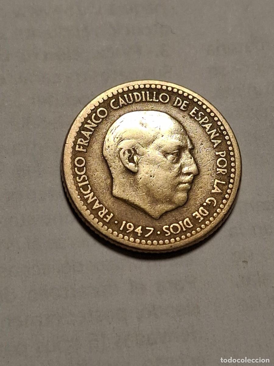 Moedas Franco: MONEDA DE 1 PESETA DE 1947*19-51