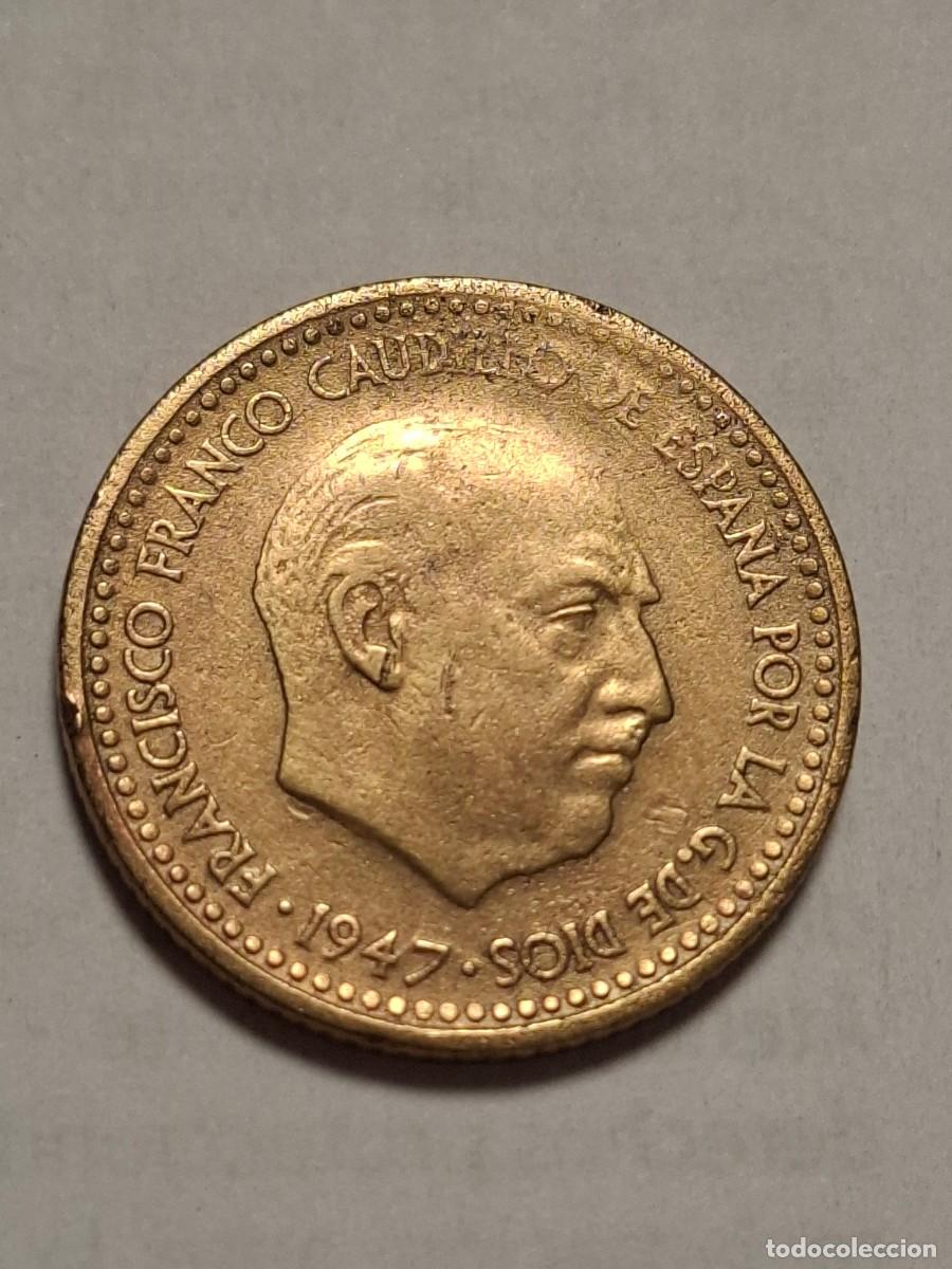 Moedas Franco: MONEDA DE 1 PESETA DE 1947*19-54