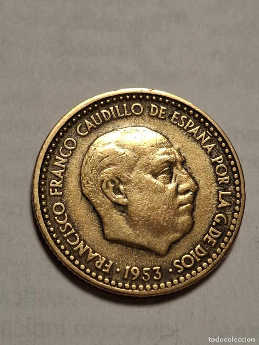 Moedas Franco: MONEDA DE 1 PESETA DE 1953*19-56
