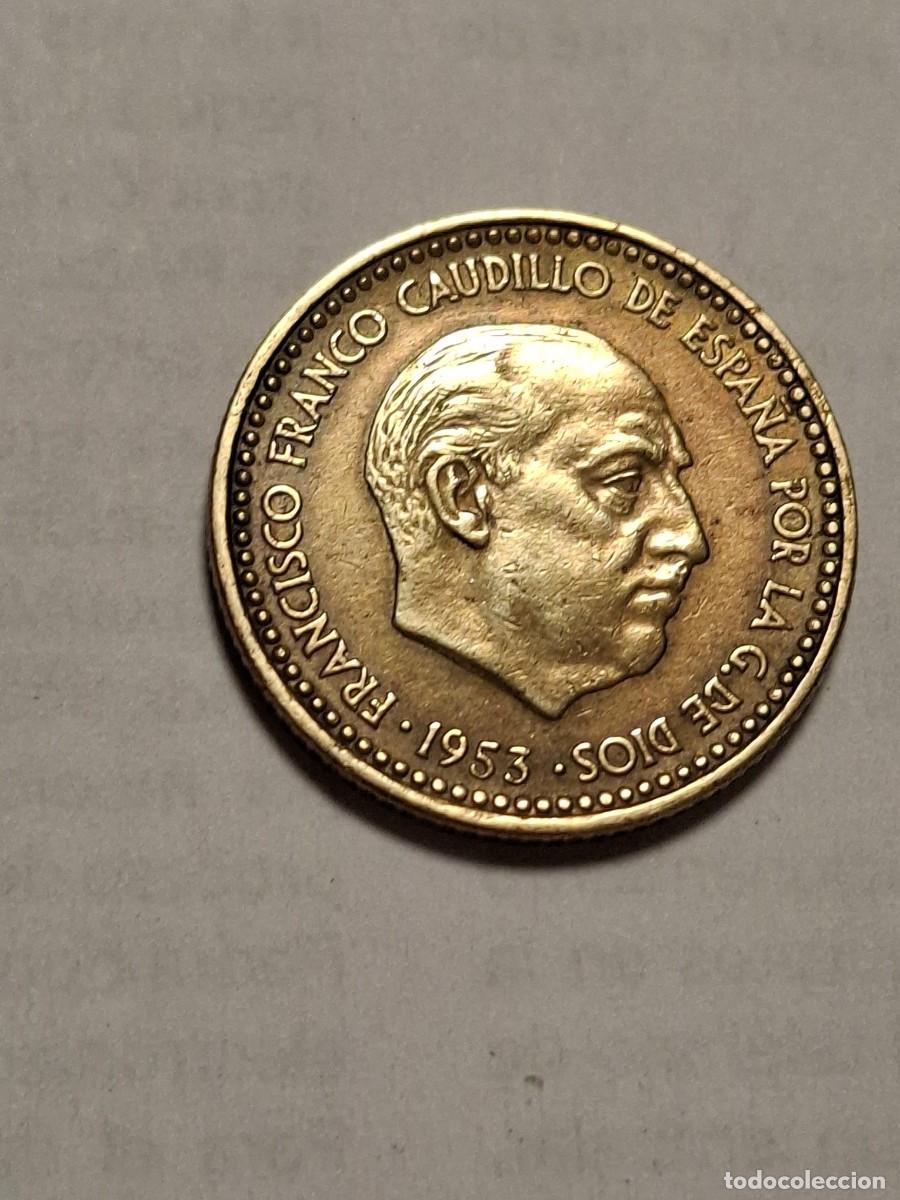 Moedas Franco: MONEDA DE 1 PESETA DE 1953*19-62 BONITA