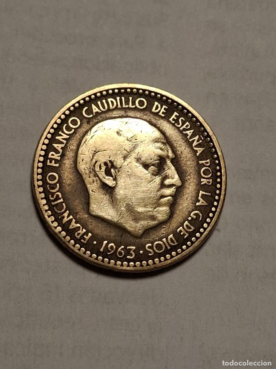Moedas Franco: MONEDA DE 1 PESETA DE 1963*19-67 ESCASA Y BONITA