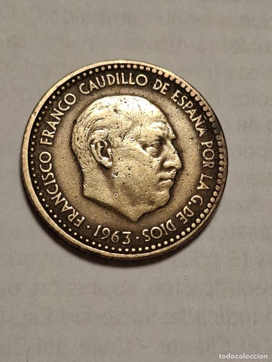 Moedas Franco: MONEDA DE 1 PESETA DE 1963*19-67 ESCASA Y BONITA