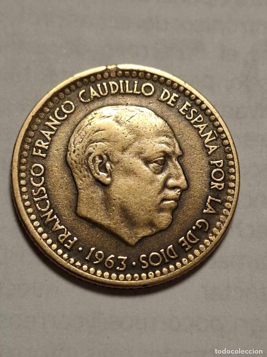 Franco Coins: MONEDA DE 1 PESETA DE 1963*19-67 ESCASA Y BONITA