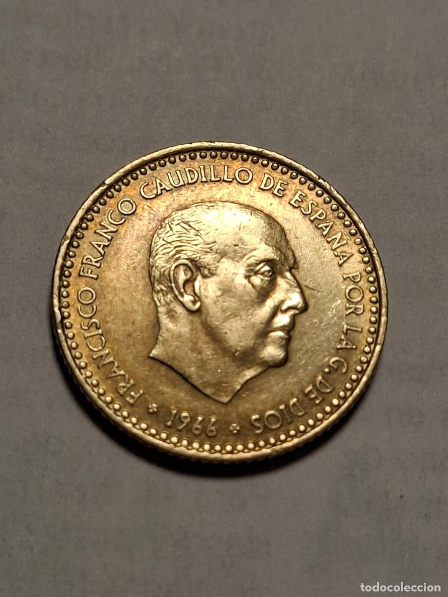 M&uuml;nzen unter Franco: MONEDA DE 1 PESETA DE 1966*19-74 BONITA