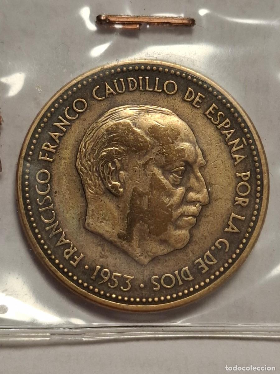 Moedas Franco: MONEDA DE 2,5 PESETAS DE 1953*19-56 BONITA