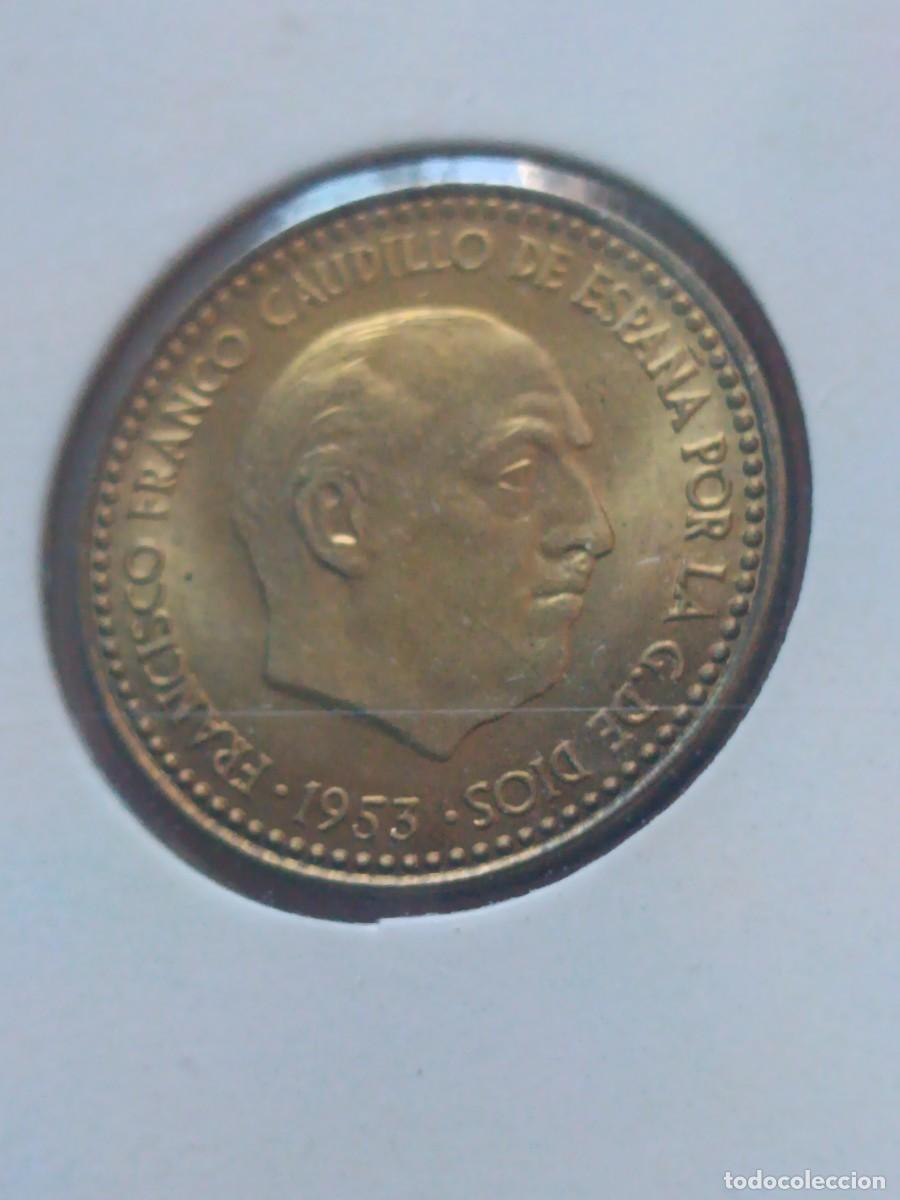 Monete Franco: Lote de 80 monedas sin circular 1 pesetas 1953 y 1963