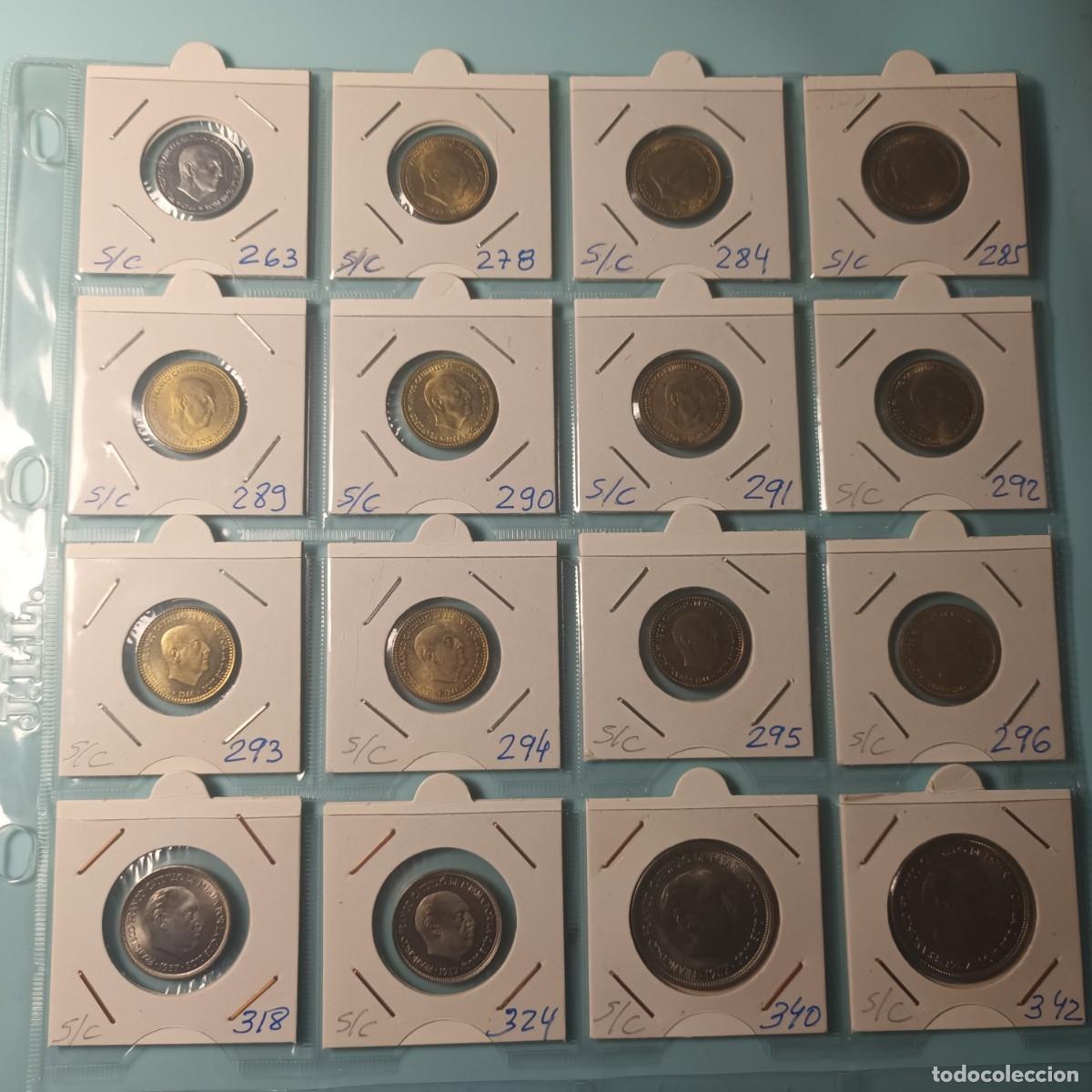 Monete Franco: Lote Monedas Estado Espa&ntilde;ol S/C M-22A
