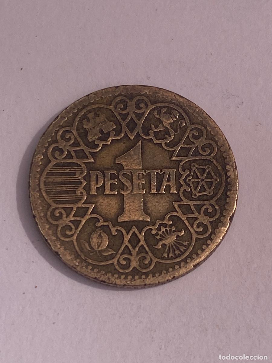 Monedas Franco: Antigua peseta 1944 de Franco