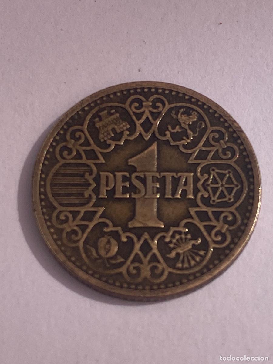 Monedas Franco: Antigua peseta 1944 de Franco
