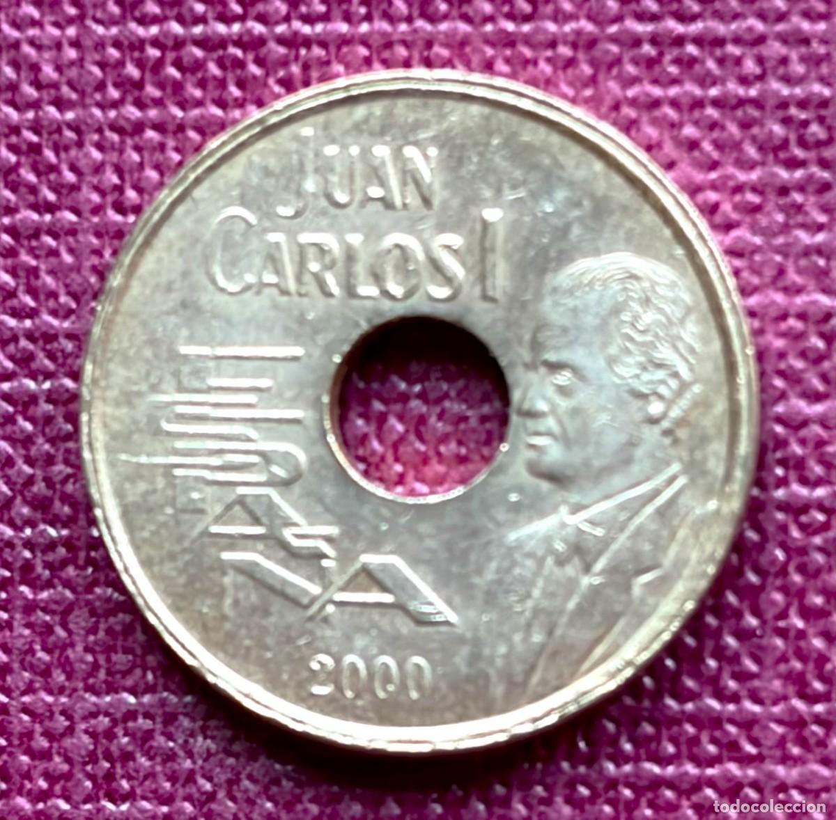 Monedas Franco: A&ntilde;o 2000 - Moneda 25 ptas Juan Carlos I , la de las fotos