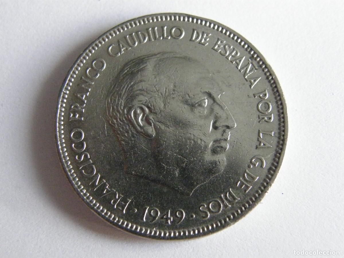 Monedas Franco: 50 Pesetas 1949 Franco - Cupron&iacute;quel - Estrella 50 - KM #286