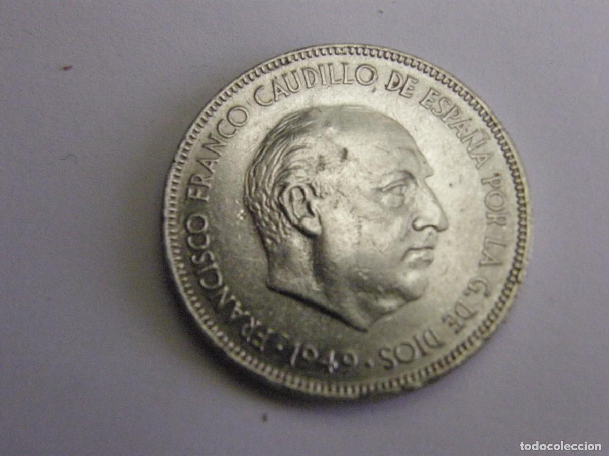 Monedas Franco: 50 Pesetas 1949 Franco - Cupron&iacute;quel - Estrella 50 - KM #286