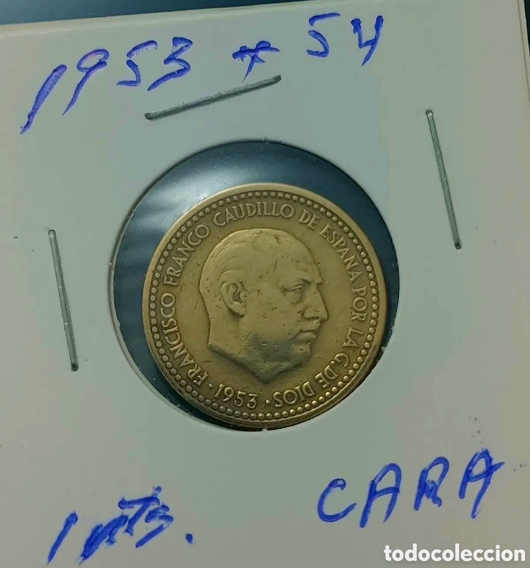 M&uuml;nzen unter Franco: ESCASA MONEDA DE FRANCO 1953*54