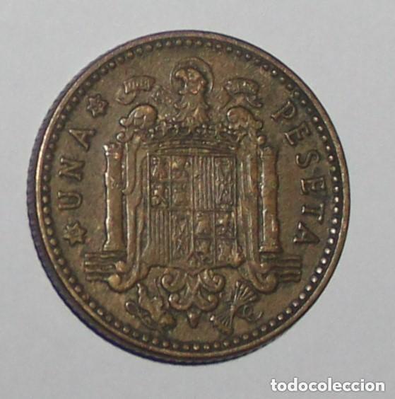 M&uuml;nzen unter Franco: MONEDA DE 1 PESETA FRANCO 1963 ESTRELLA 65 (FOTO)