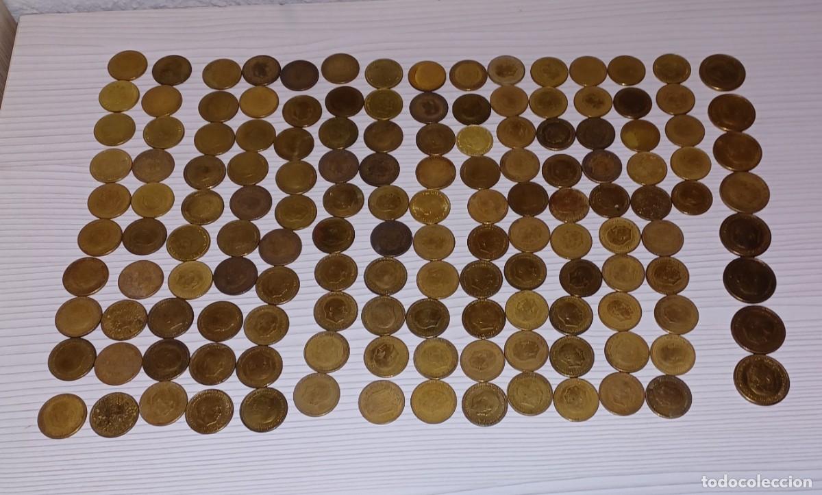 Monedas Franco: lote monedas 1 y 2,5 pesetas de Franco