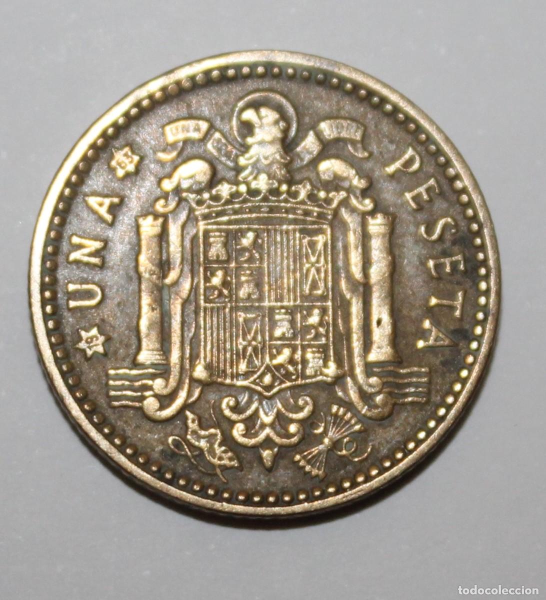 M&uuml;nzen unter Franco: MONEDA DE 1 PESETA 1963 ESTRELLA 63 (FOTO)