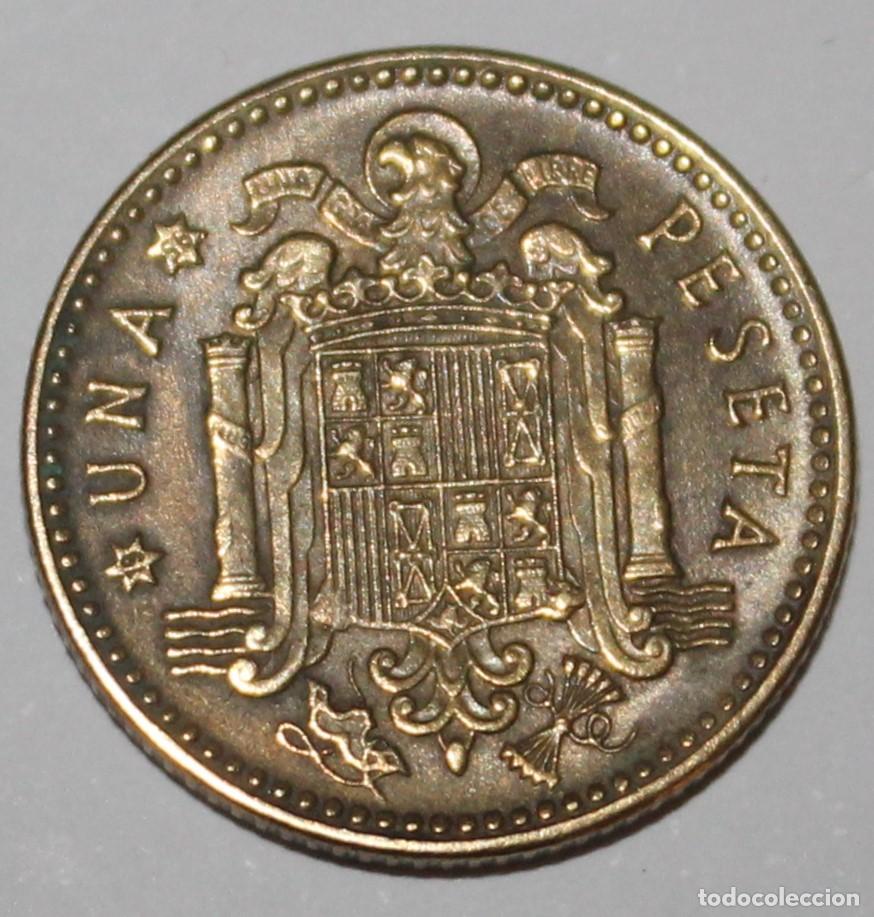 M&uuml;nzen unter Franco: MONEDA DE 1 PESETA FRANCO 1953 ESTRELLA 56 (FOTO)