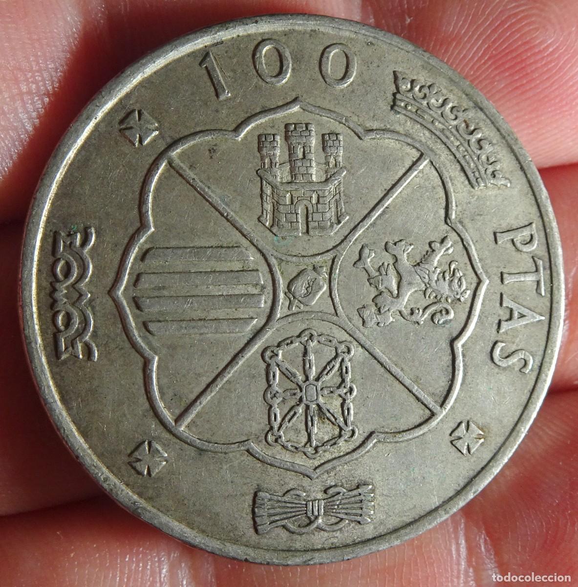 M&uuml;nzen unter Franco: ANTIGUA MONEDA 100 PESETAS 1966, PLATA ,VER FOTOS