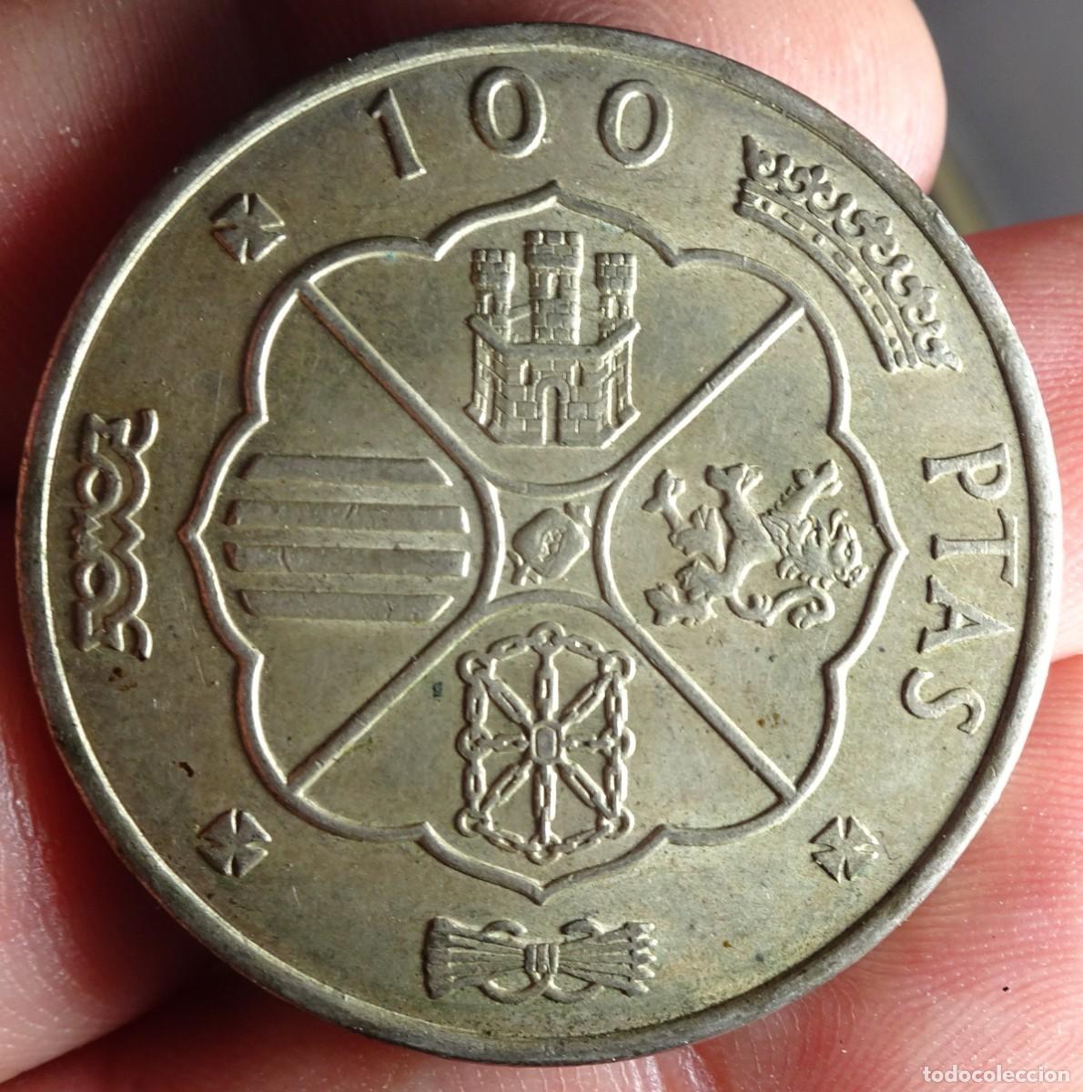 M&uuml;nzen unter Franco: ANTIGUA MONEDA 100 PESETAS 1966, PLATA ,VER FOTOS