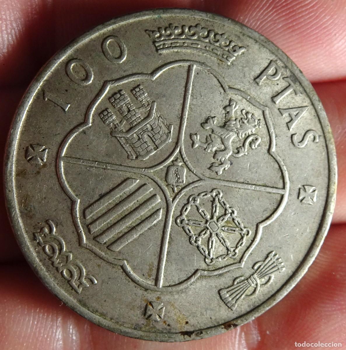 M&uuml;nzen unter Franco: ANTIGUA MONEDA 100 PESETAS 1966, PLATA ,VER FOTOS