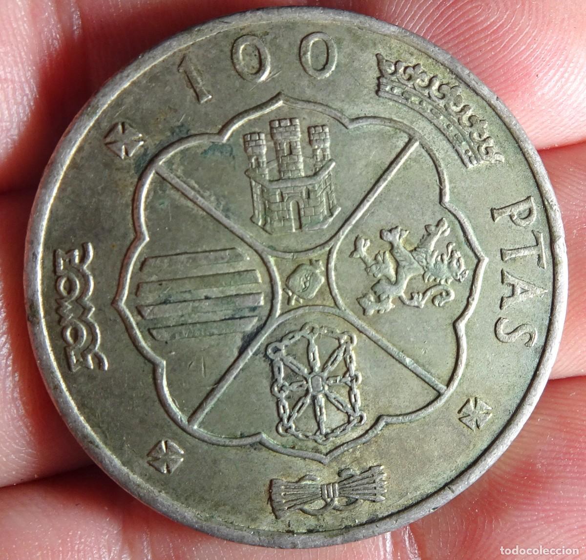 Monete Franco: ANTIGUA MONEDA 100 PESETAS 1966, PLATA ,VER FOTOS