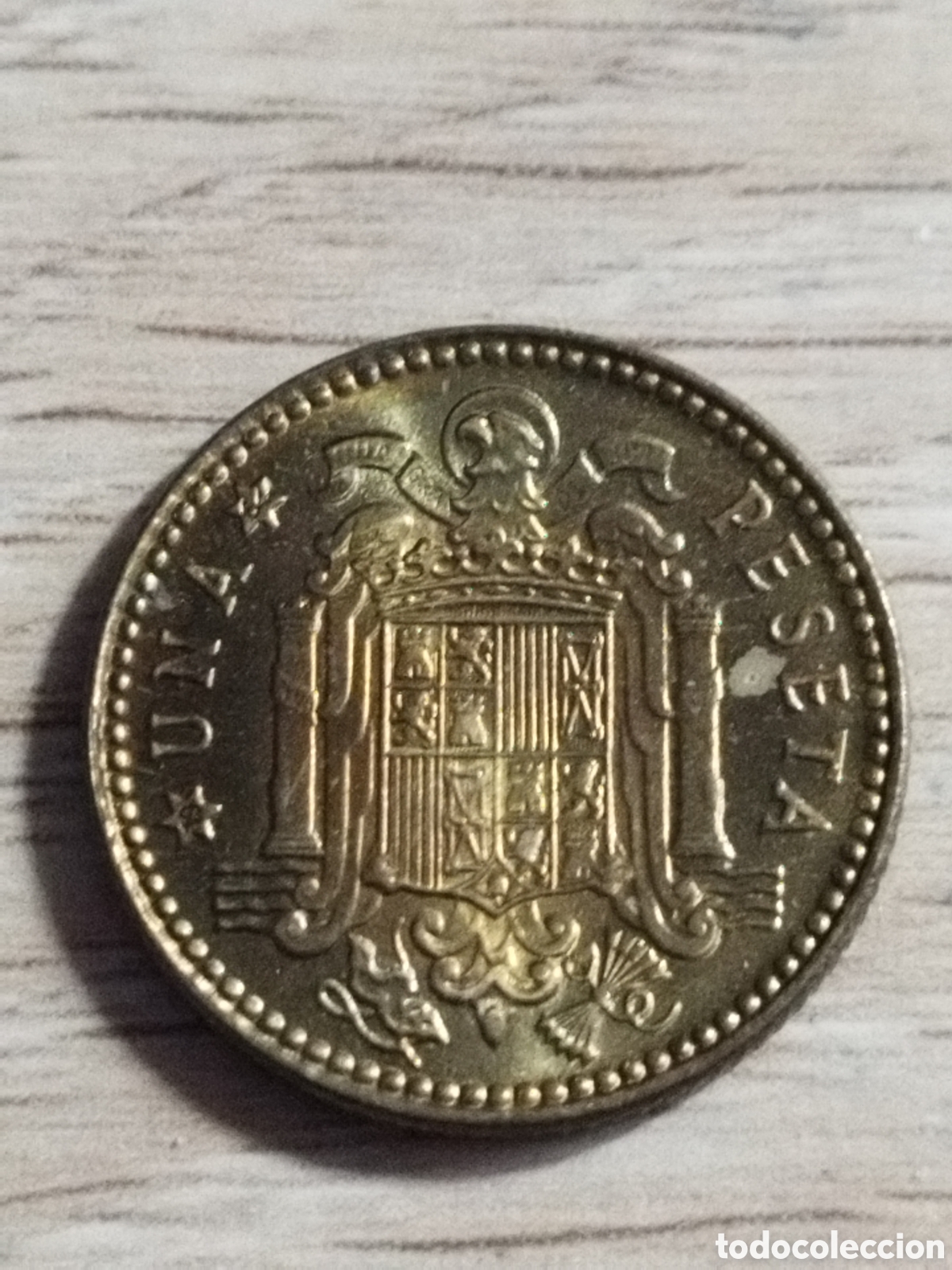 M&uuml;nzen unter Franco: Espa&ntilde;a moneda de 1 peseta de 1963 (19-64) SC brillante y p&aacute;tina espectacular