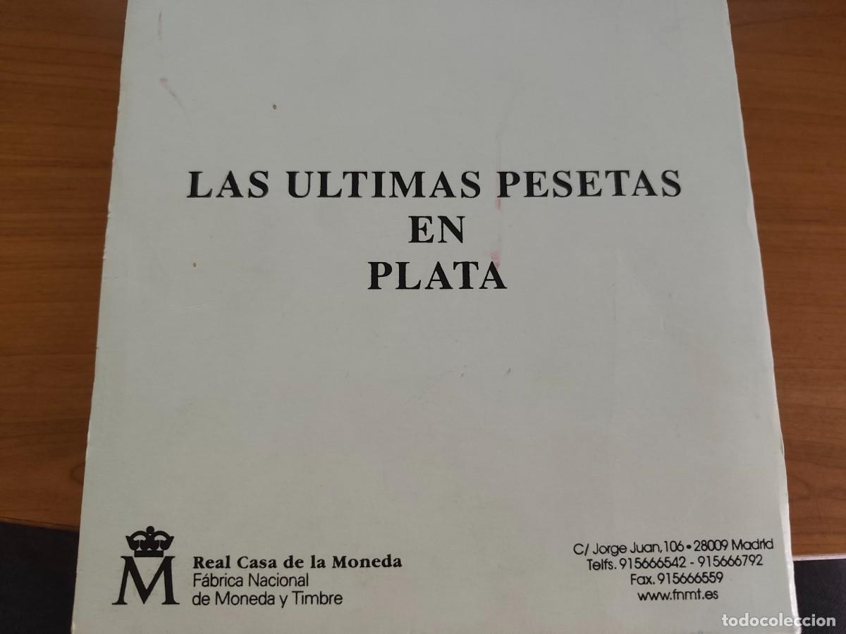 Monedas Franco: ESTUCHE FNMT LAS ULTIMAS PESETAS EN PLATA 2001