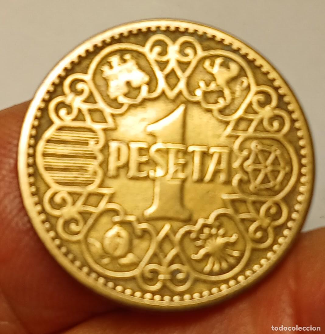 M&uuml;nzen unter Franco: 1 PESETA DE FRANCO 1944 MUY B0NITA, ENV&Iacute;O CORREO ORDINARIO 1,50 &euro; CERTIFICADO 5,50