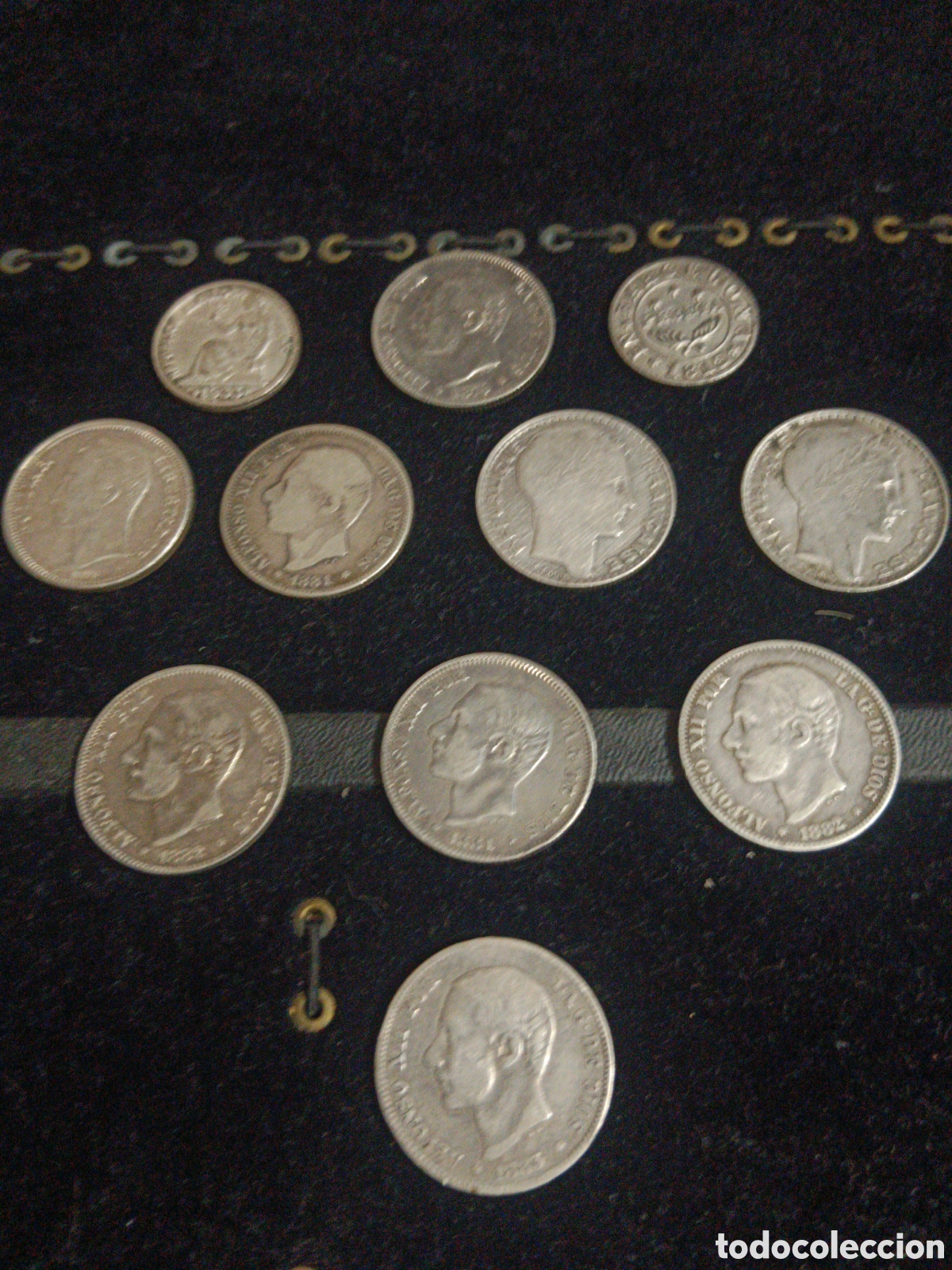 Moedas Franco: Once monedas de plata diferentes