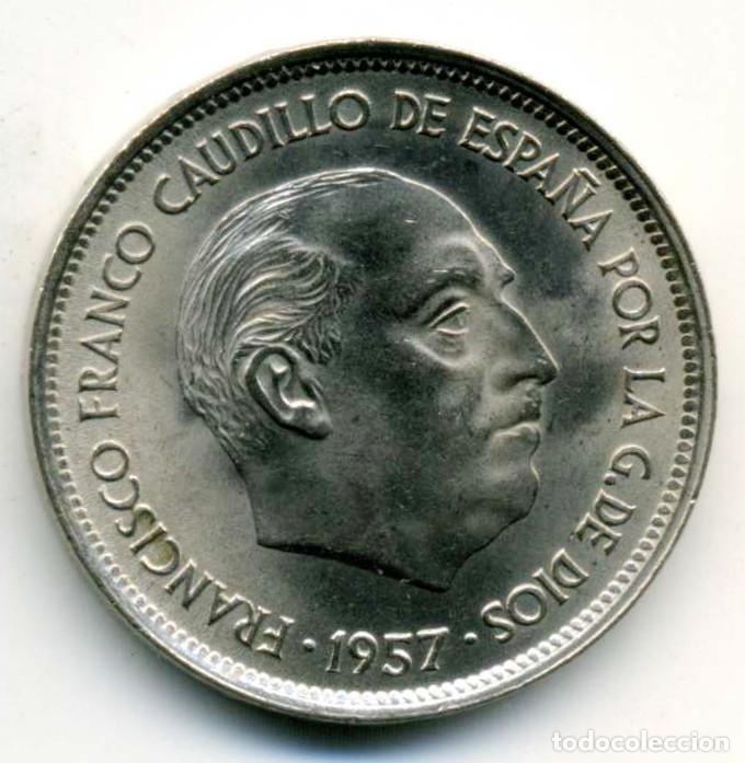 Monedas Franco: XS- FRANCO 25 Pesetas 1957 * 58 EBC+