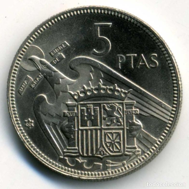 Monedas Franco: XS- FRANCO 5 Pesetas 1957 * 66 EBC+
