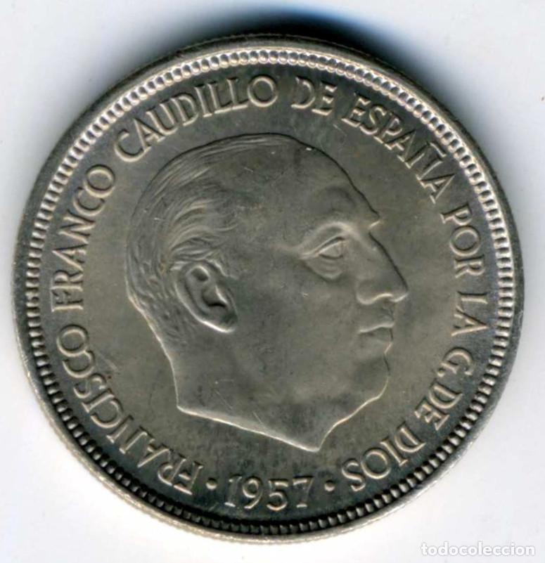 Monedas Franco: XS- FRANCO 5 Pesetas 1957 * 65 EBC