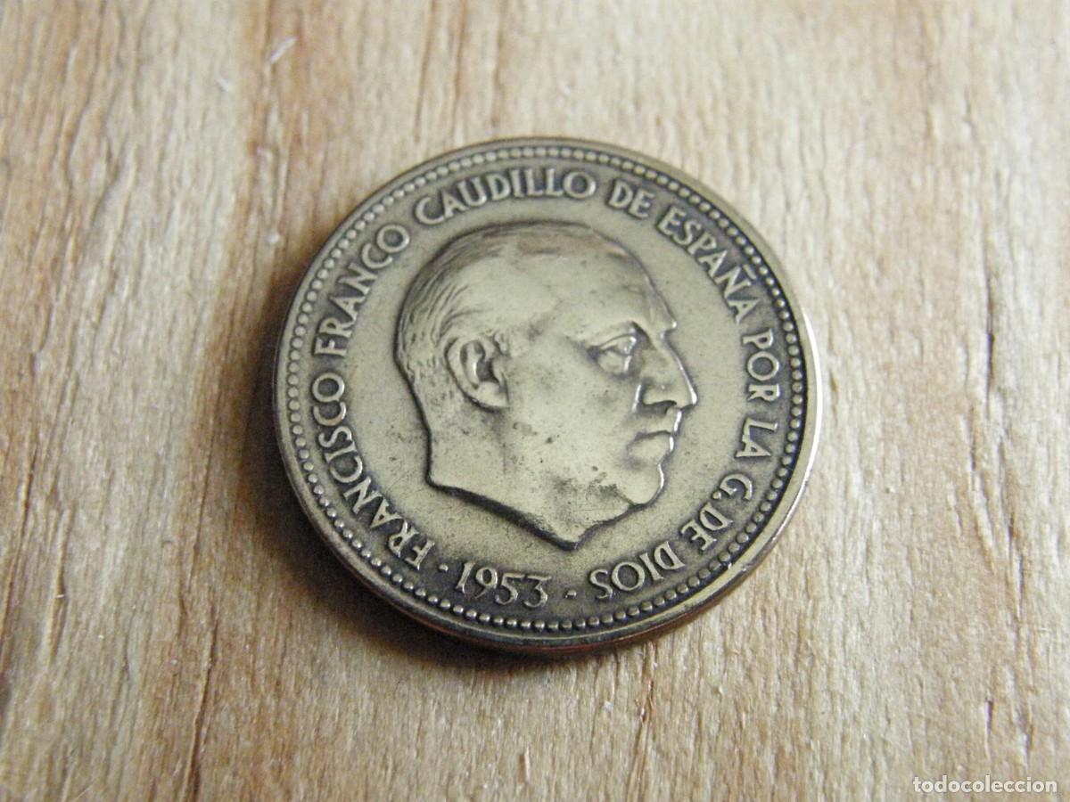 Monedas Franco: Espa&ntilde;a &ndash; 2'50 Pesetas 1953*56, Franco - Aluminio-Bronce - Estrella 56 - KM#275