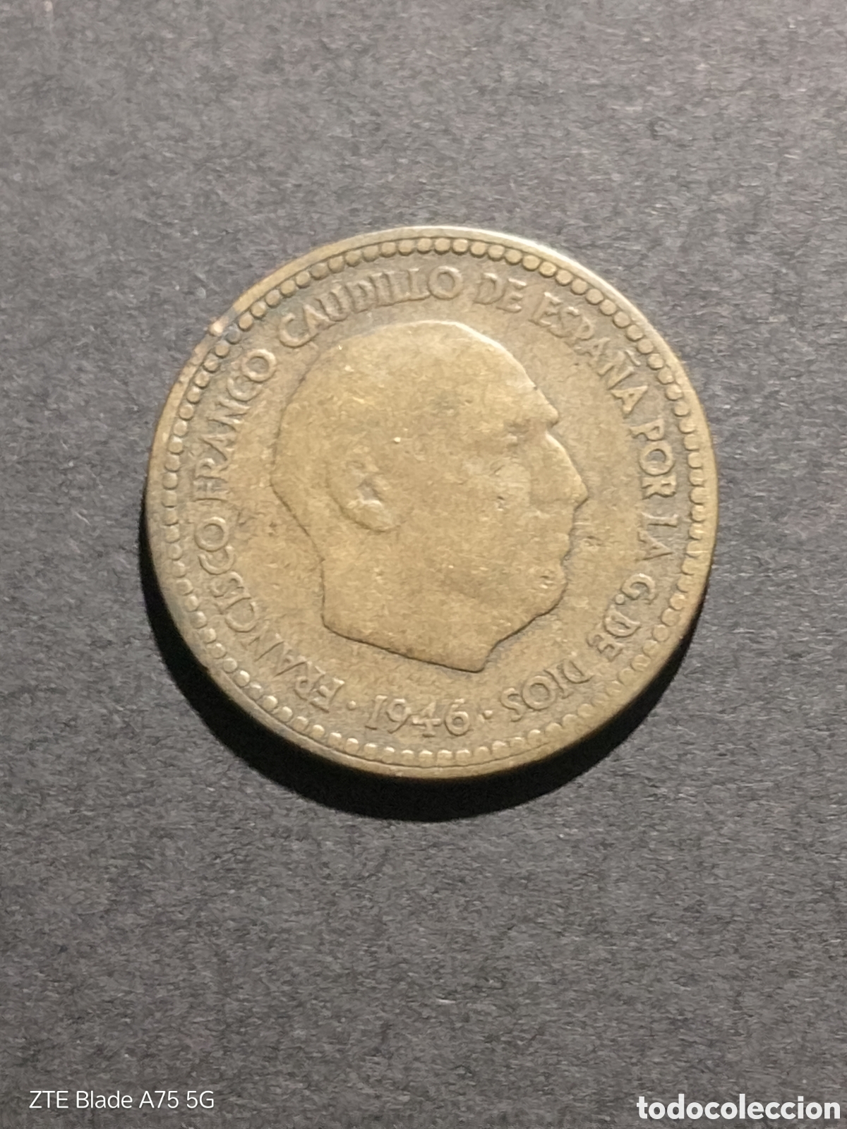 Monedas Franco: Moneda peseta de Franco