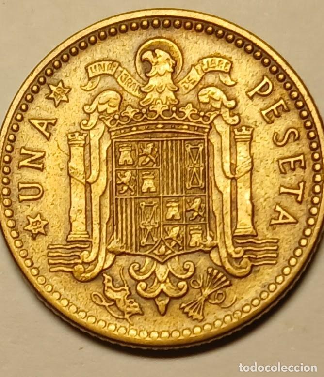 M&uuml;nzen unter Franco: 1 PESETA DE FRANCO 1947 19-49. ENV&Iacute;O CORREO ORDINARIO 1,50 &euro;
