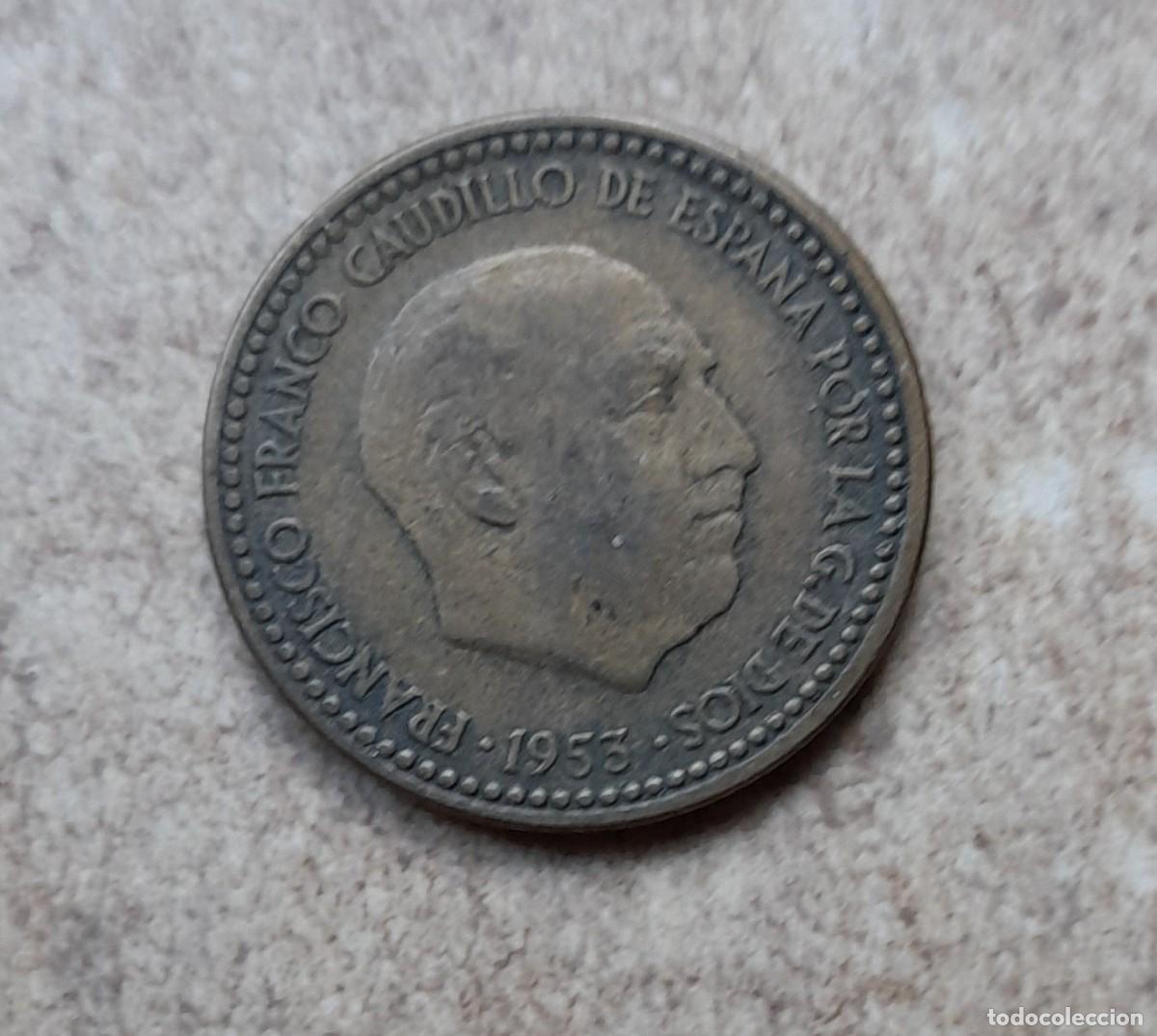 Monedas Franco: MONEDA 1 PESETA 1953 (56) ESTADO ESPA&Ntilde;OL