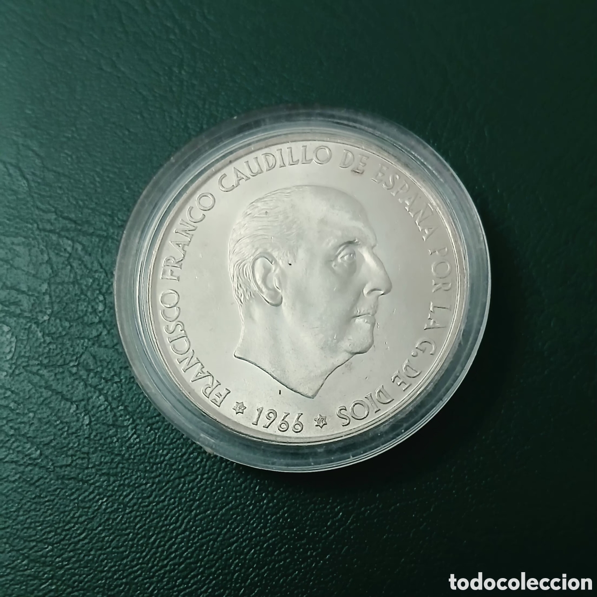 Monedas Franco: MONEDA DE PLATA 100 PESETAS 1966*69 PALO RECTO S/C