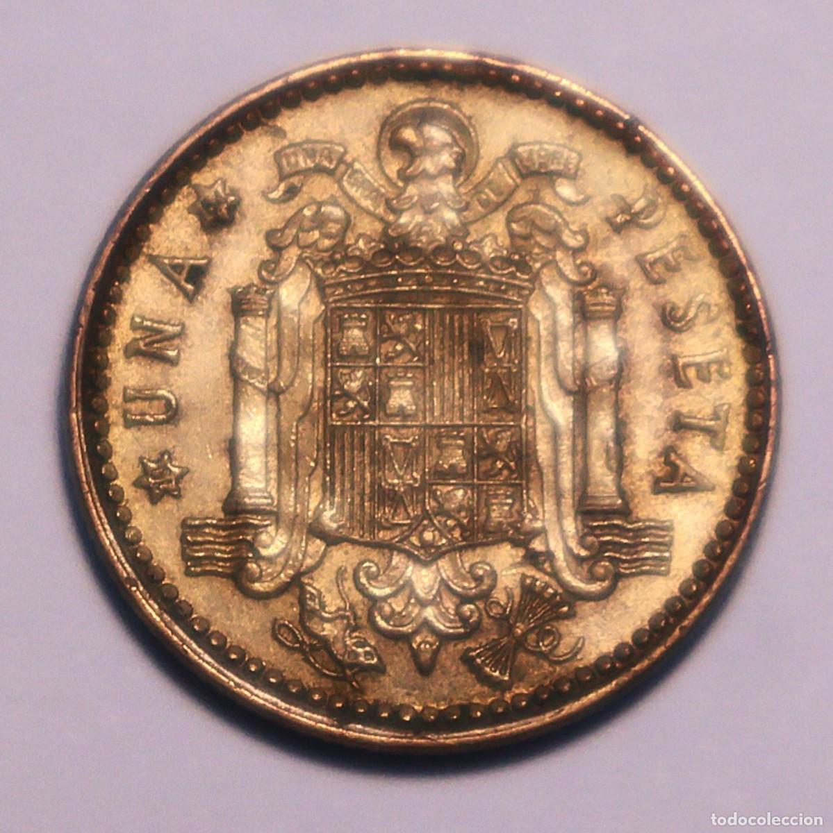 Monedas Franco: MONEDA DE UNA PESETA FRANCO 1963 ESTRELLA 64