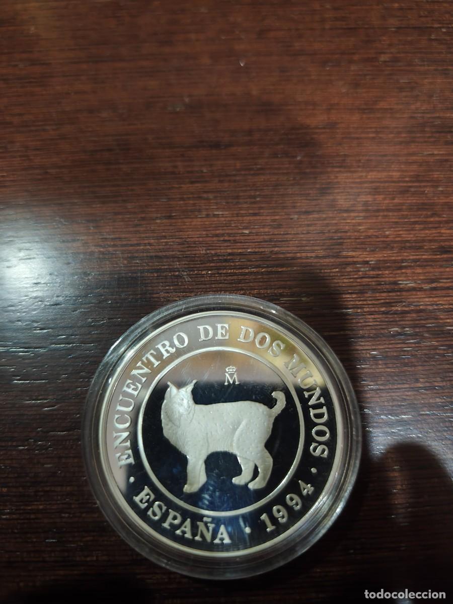 Monedas Franco: 2000 PESETAS ENCUENTRO DE DOS MUNDOS LINCE IBERICO CALIDAD PROOF EN PLATA