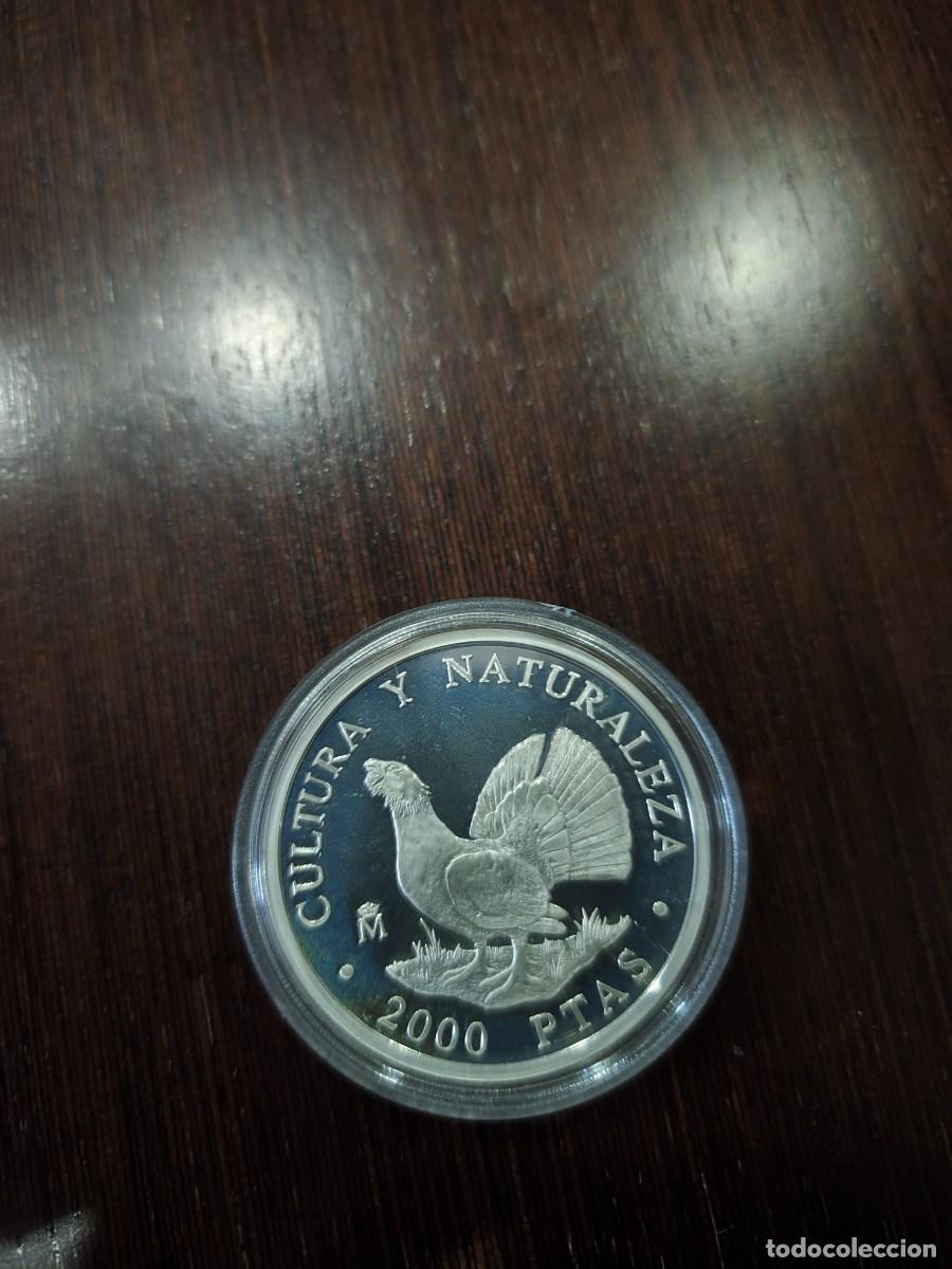 Monedas Franco: 2000 PESETAS CULTURA Y NATURALEZA UROGALLOS 1995 CALIDAD PROOF EN PLATA