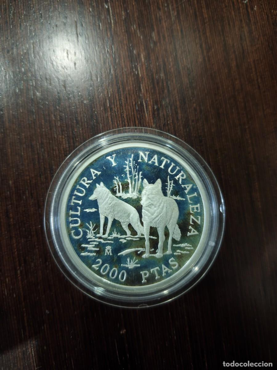 Monedas Franco: 2000 PESETAS CULTURA Y NATURALEZA LOBOS 1996 CALIDAD PROOF EN PLATA